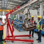 Hydraulic Floor Crane Application Image 2