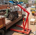 Hydraulic Floor Crane Application Image 4