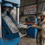 Metal Chip Briquetting Machine Application Image 1