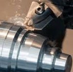 Turning, facing and taper turning of large diameter shafts