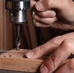 Drilling wood