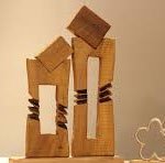 Artistic wood sculptures