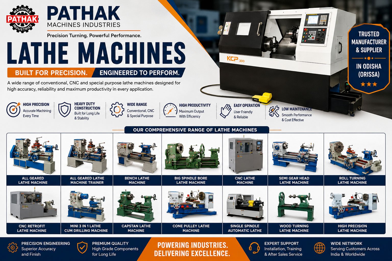 Precision CNC and Special Purpose Lathe Machines for Modern Workshops