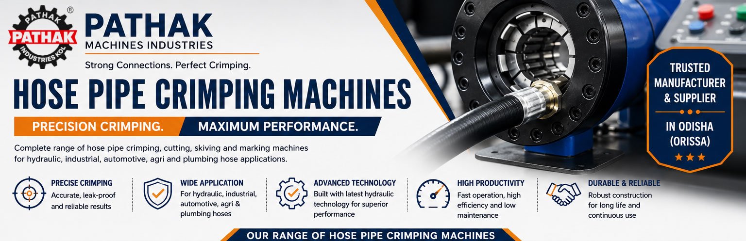 Odisha Leading Manufacturer & Supplier of Hose Crimping Machines