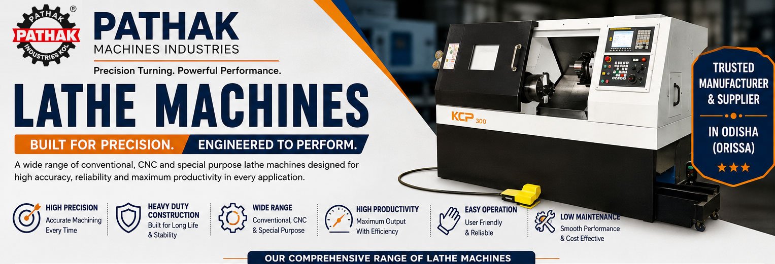 Complete Range of Conventional, CNC & Heavy Duty Lathe Machines for Precision Machining Applications