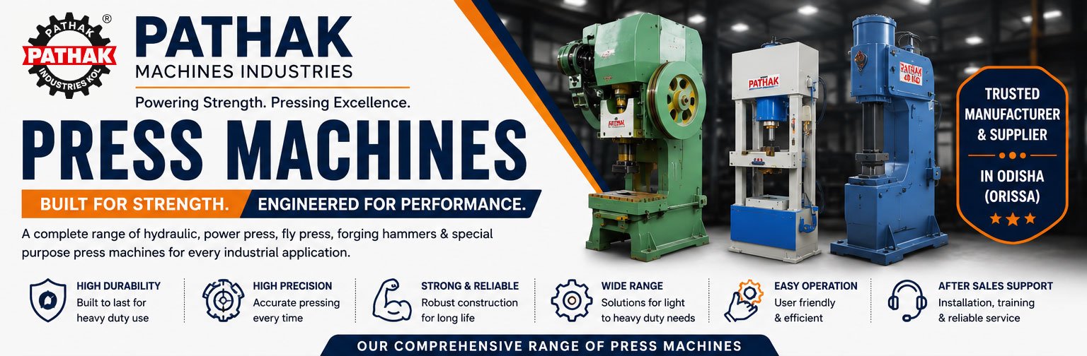 Complete Range of Hydraulic, Power, Fly Press & Forging Machines for Industrial Applications
