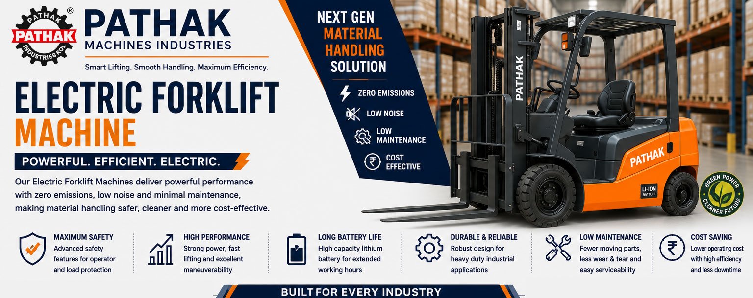 High-Performance Electric Forklift Machines for Warehouses, Logistics & Industrial Material Handling