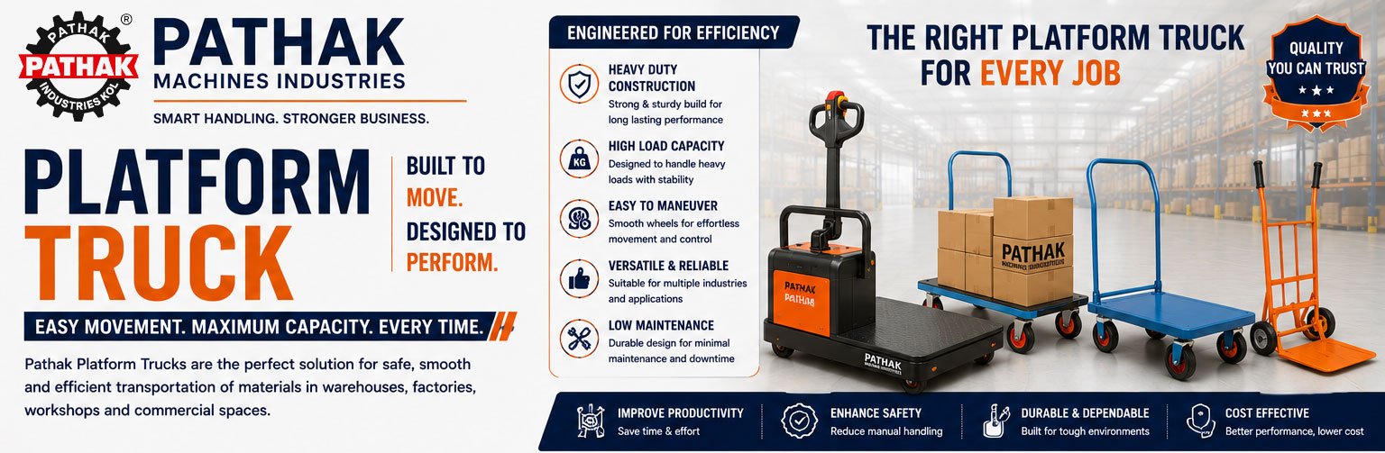 Heavy-Duty Electric & Manual Platform Trucks for Efficient Industrial Material Movement