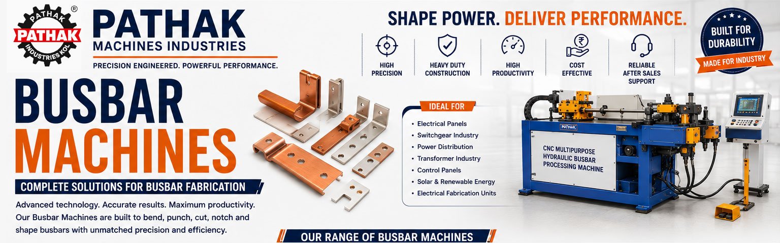 High-Precision Hydraulic, CNC & Manual Busbar Processing Machines for Electrical Industries