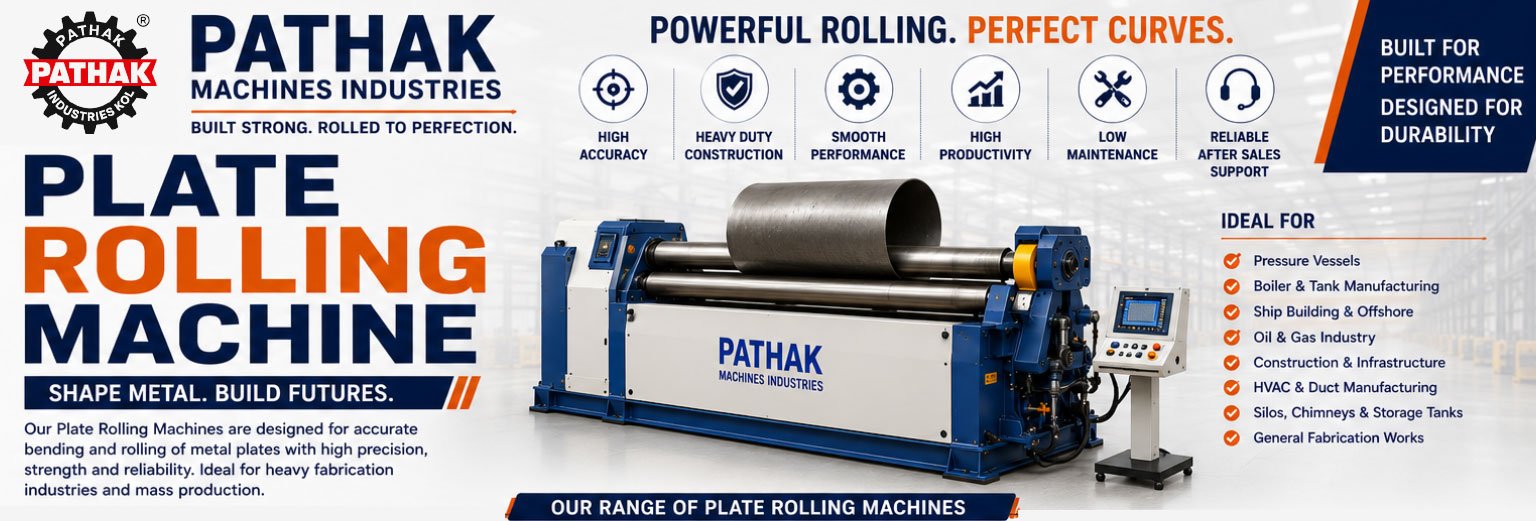 High-Performance 3 Roll, 4 Roll & Hydro Mechanical Plate Rolling Machines for Precision Metal Forming