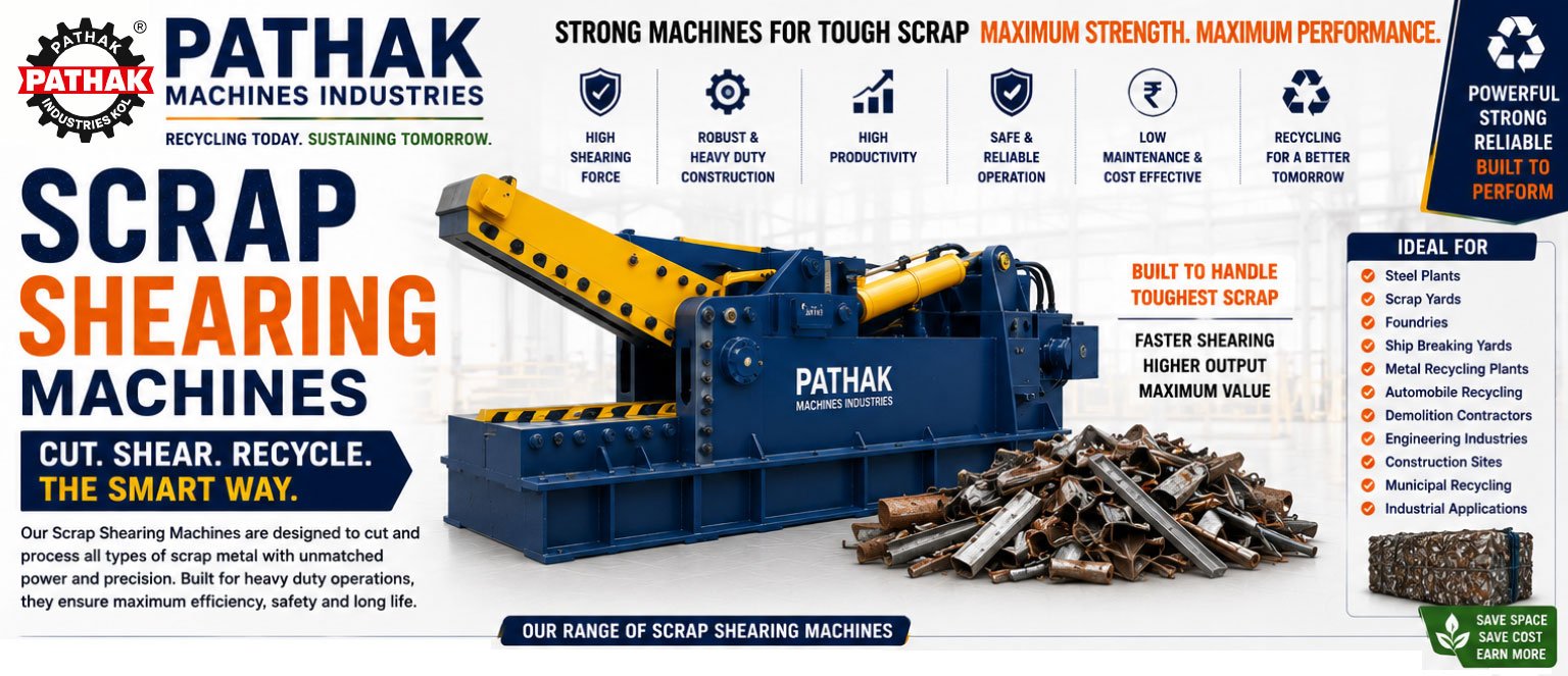 High-Capacity Hydraulic & Mechanical Scrap Shearing Machines for Efficient Metal Recycling