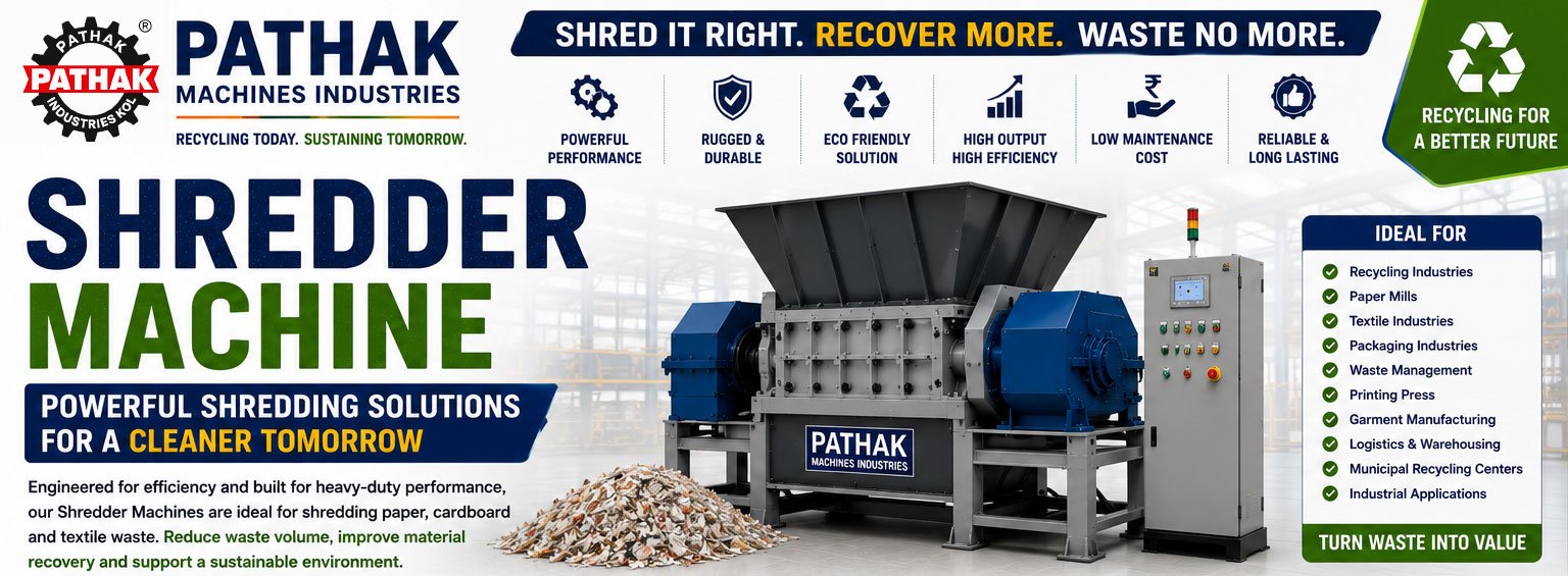 Industrial Paper, Cardboard & Textile Waste Shredder Machines for Efficient Recycling Solutions