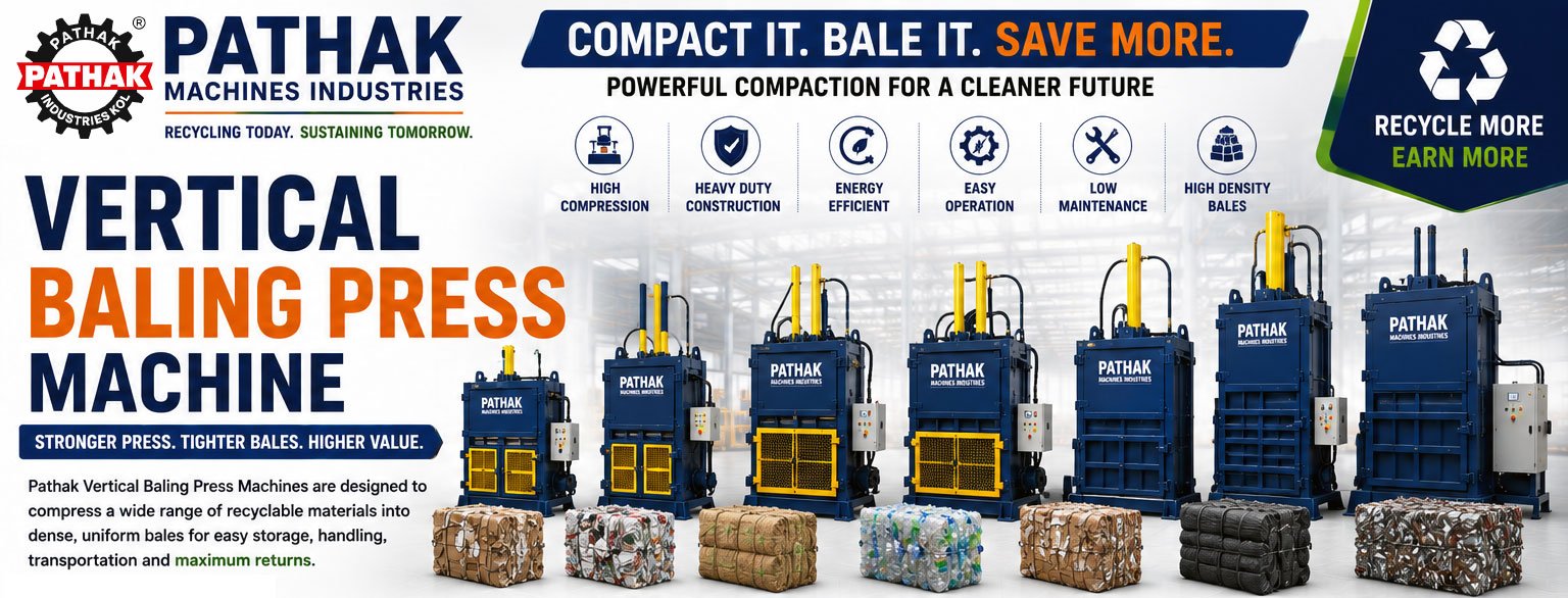 Heavy-Duty Hydraulic Vertical Baling Press Machines for High-Density Waste Compaction & Recycling