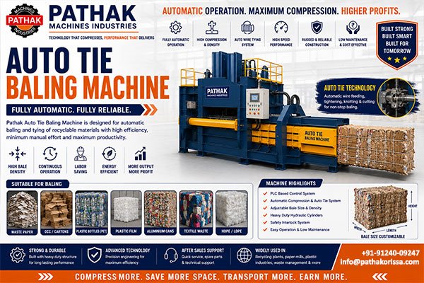 Auto Tie Baling Machine