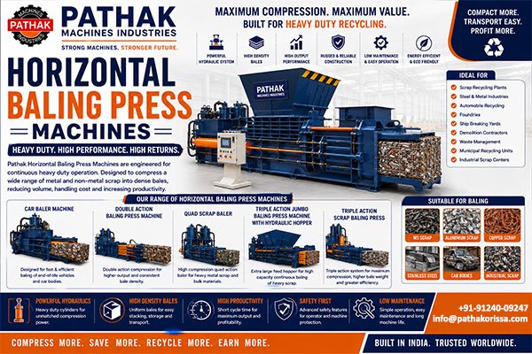 Horizontal Baling Press