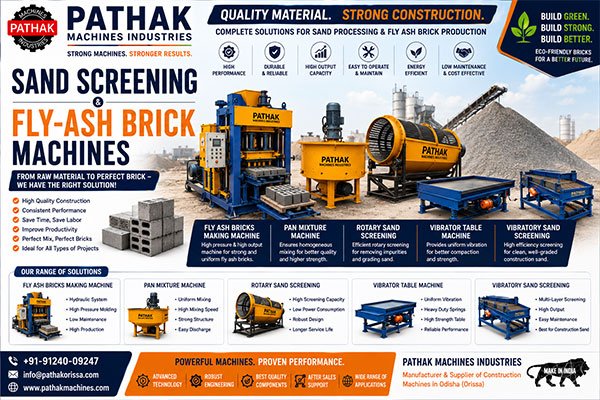 Sand Screening / Fly-Ash Brick