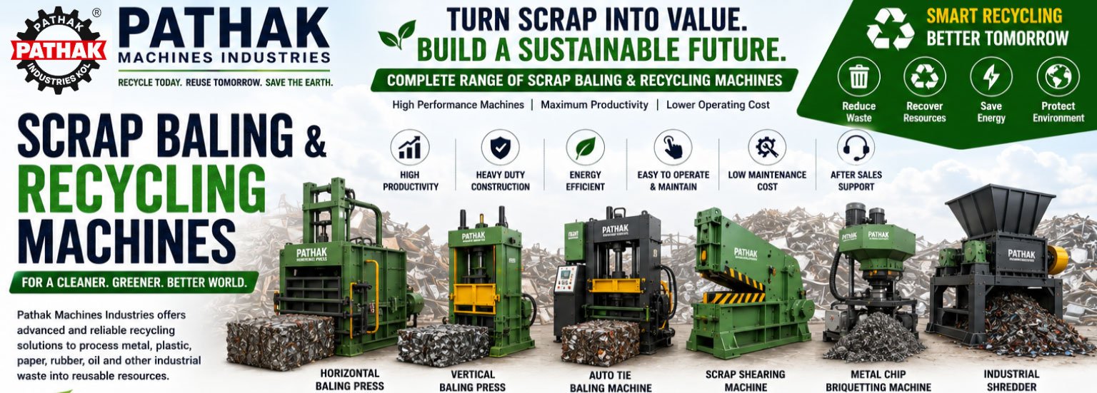Scrap Baling & Recycling Machine