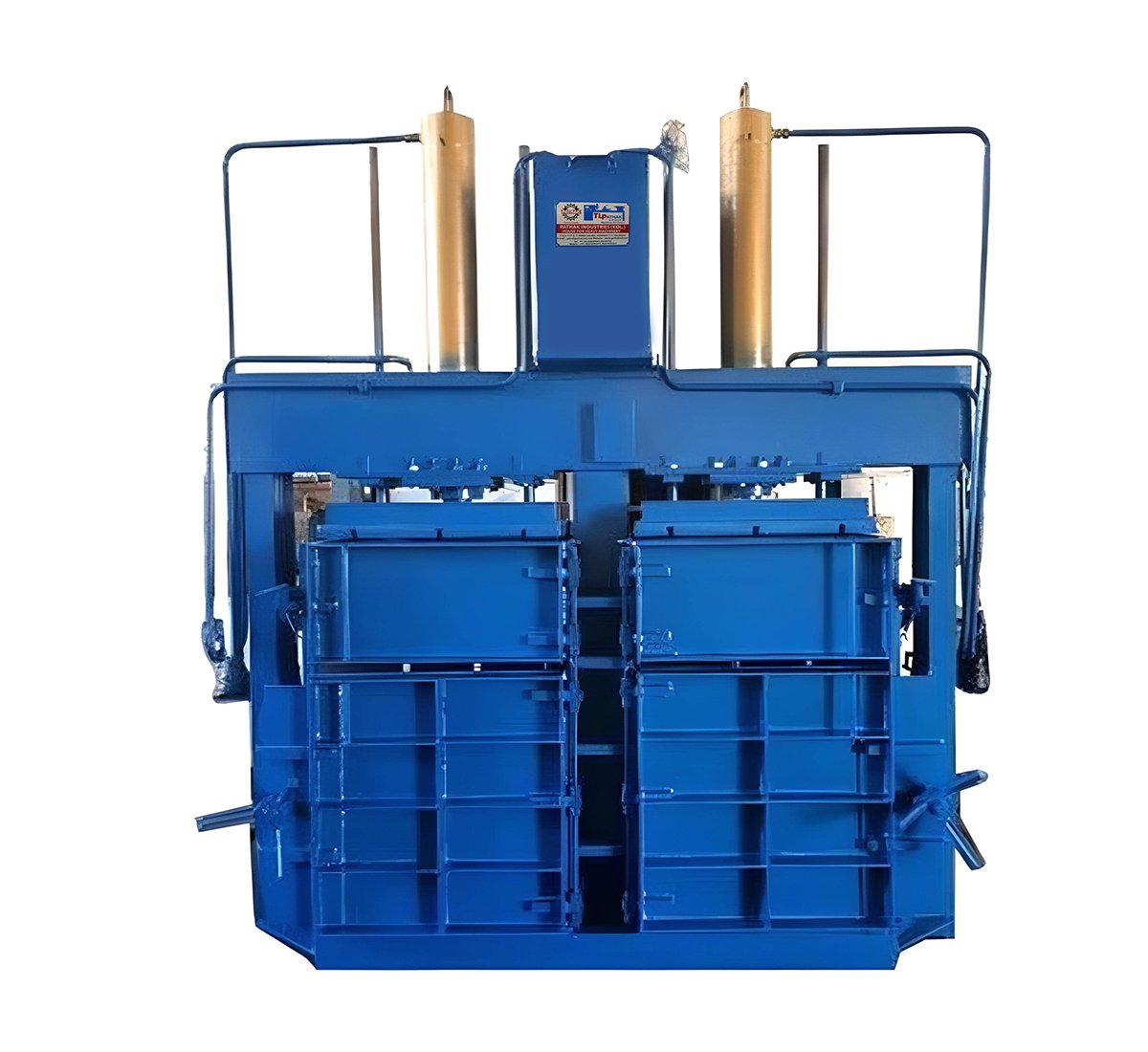 Double Chamber Double Cylinder Vertical Baler