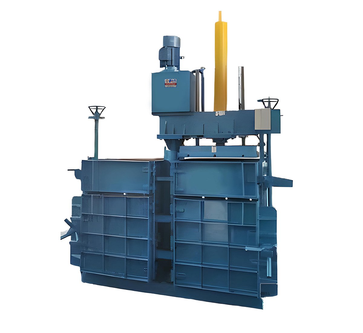 Double Chamber Single Cylinder Vertical Baler