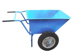 Double Wheel Barrow With Scooter Wheel