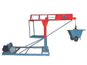 Mini Crane With Wheel Barrow