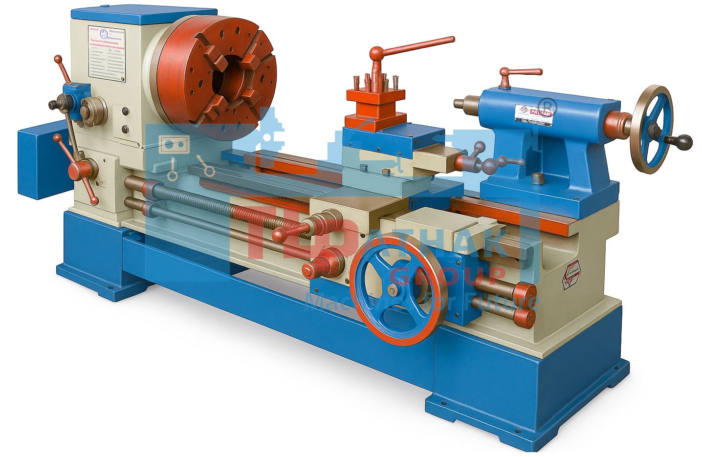 Big Spindle Bore Lathe Machine