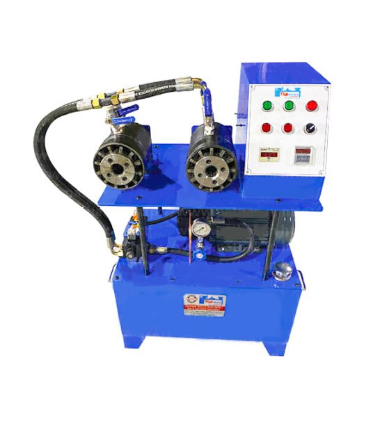 Double Head Plumbing Hose Crimping Machine