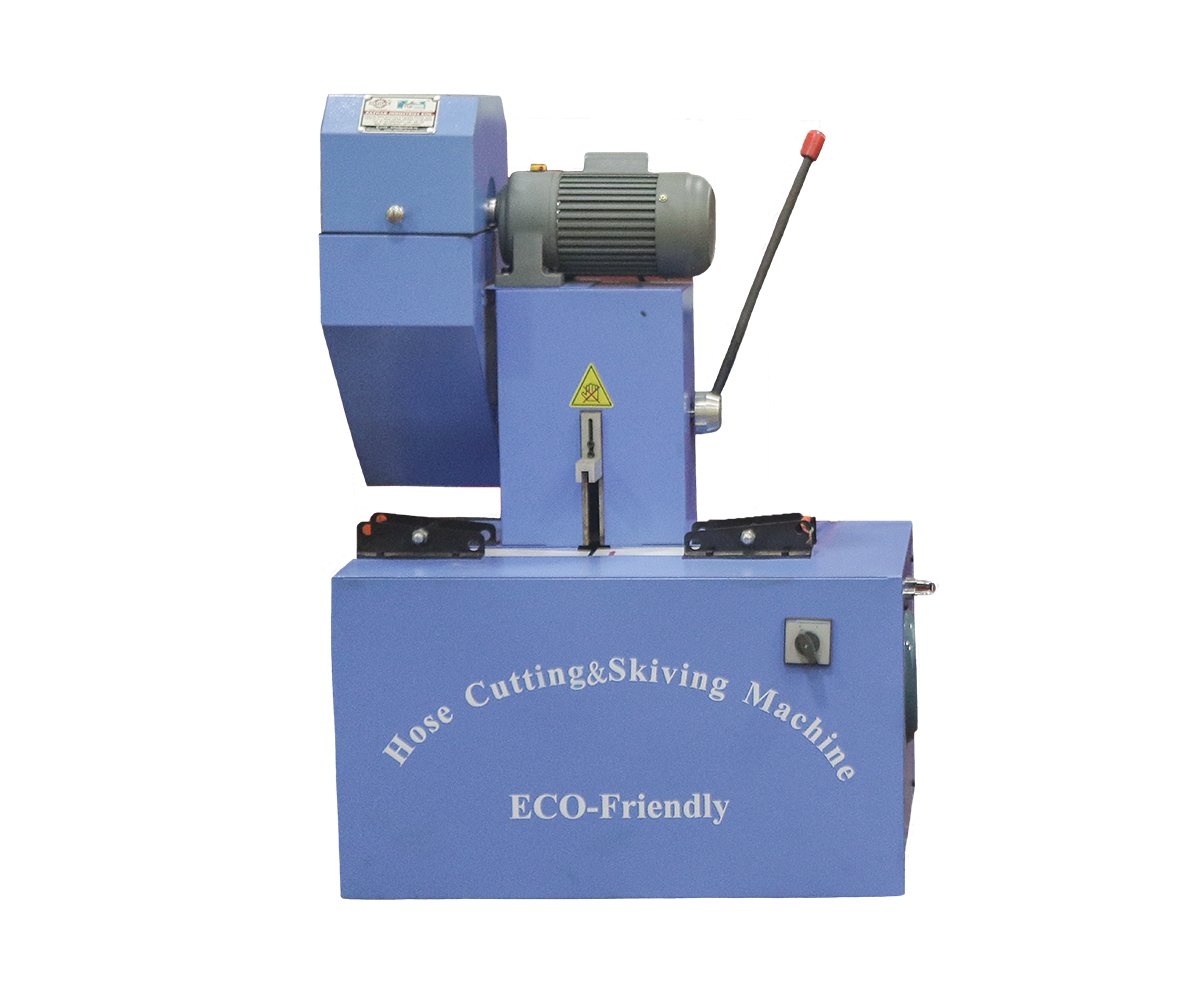Hose Cutting Cum Skieving Machine